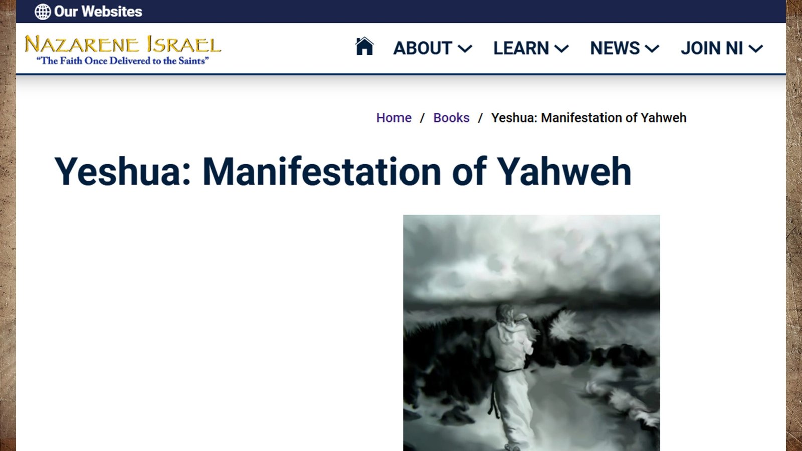 Yeshua HaMashiach, manifiestation of Yahweh