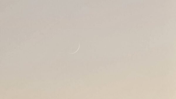 moon report 26 July 5785/2025, fifth Hebrew month.