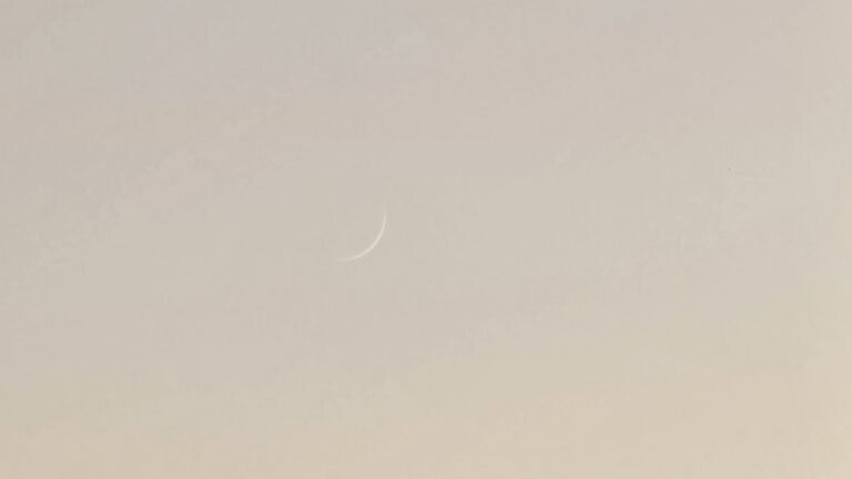 moon report 26 July 5785/2025, fifth Hebrew month.