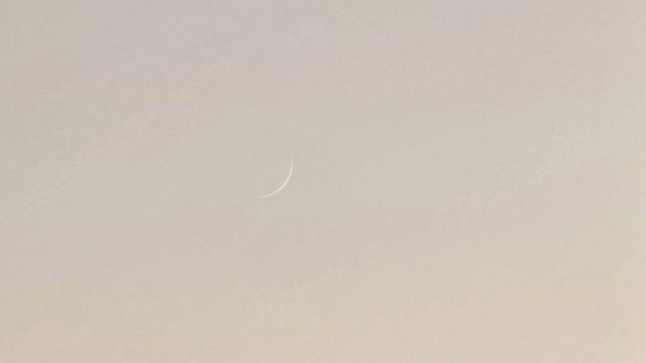 moon report 26 July 5785/2025, fifth Hebrew month.