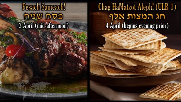 3 April 5786/2026, Second Pesach, Second Passover, ULB1, ULB7