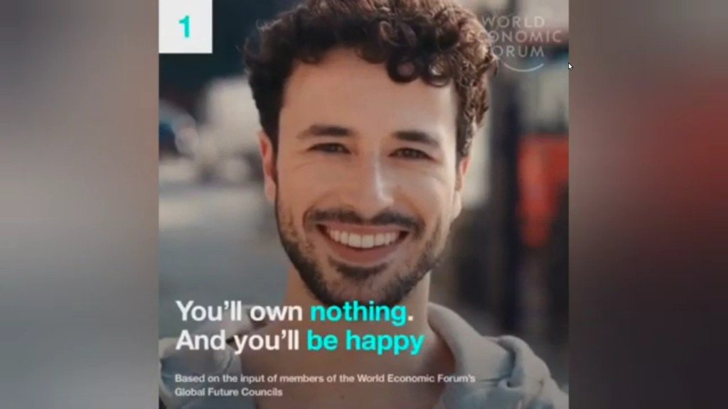 OWO, NWO, socialism, Great Reset, own nothing be happy