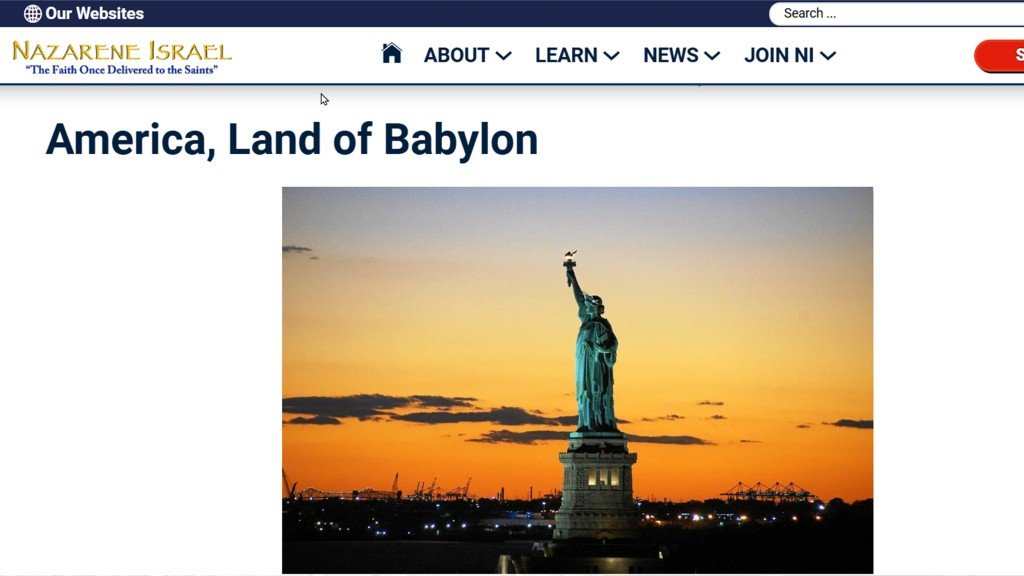 America Land of Babylon, Revelation and end-times, mystery babylon