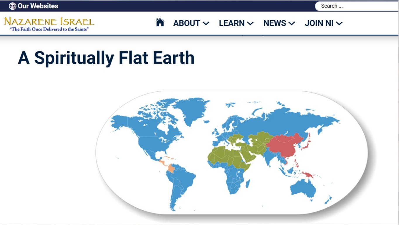 A Spiritually Flat Earth Nazarene Israel