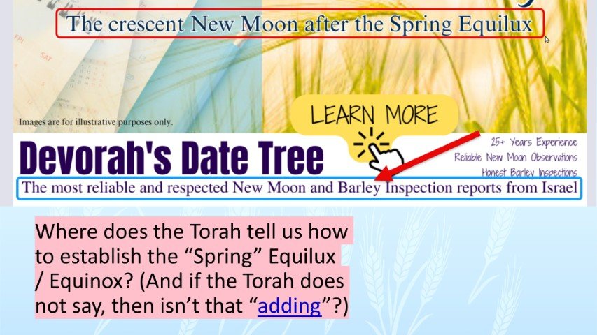 DDT where does Torah say spring equilux