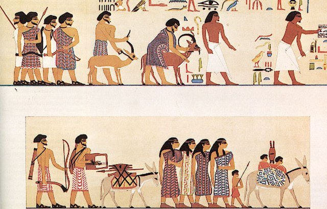 Ibscha-Egypt, Wikipedia Commons, loin clothes, tzitzit