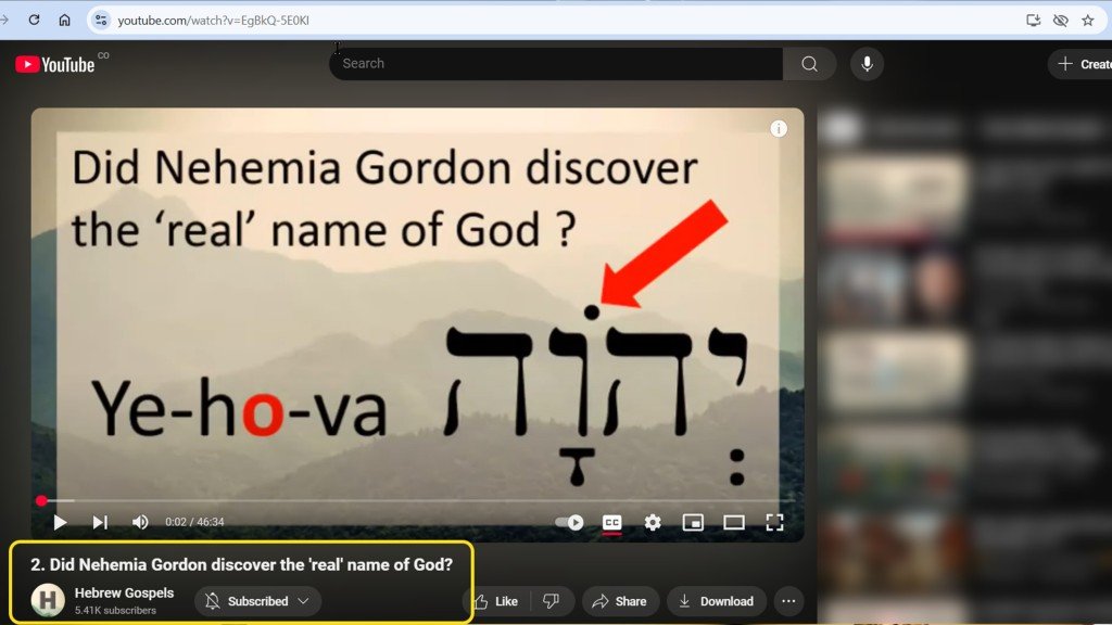 Nehemia-Gorden-Yehova