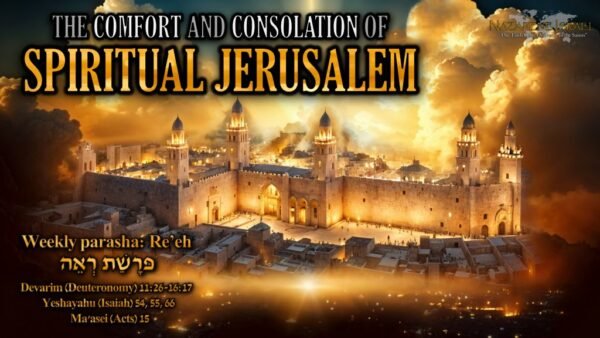 Reeh 5785, Parashat Re'eh 5785 (2024), Nazarene Israel, consolation, Jerusalem