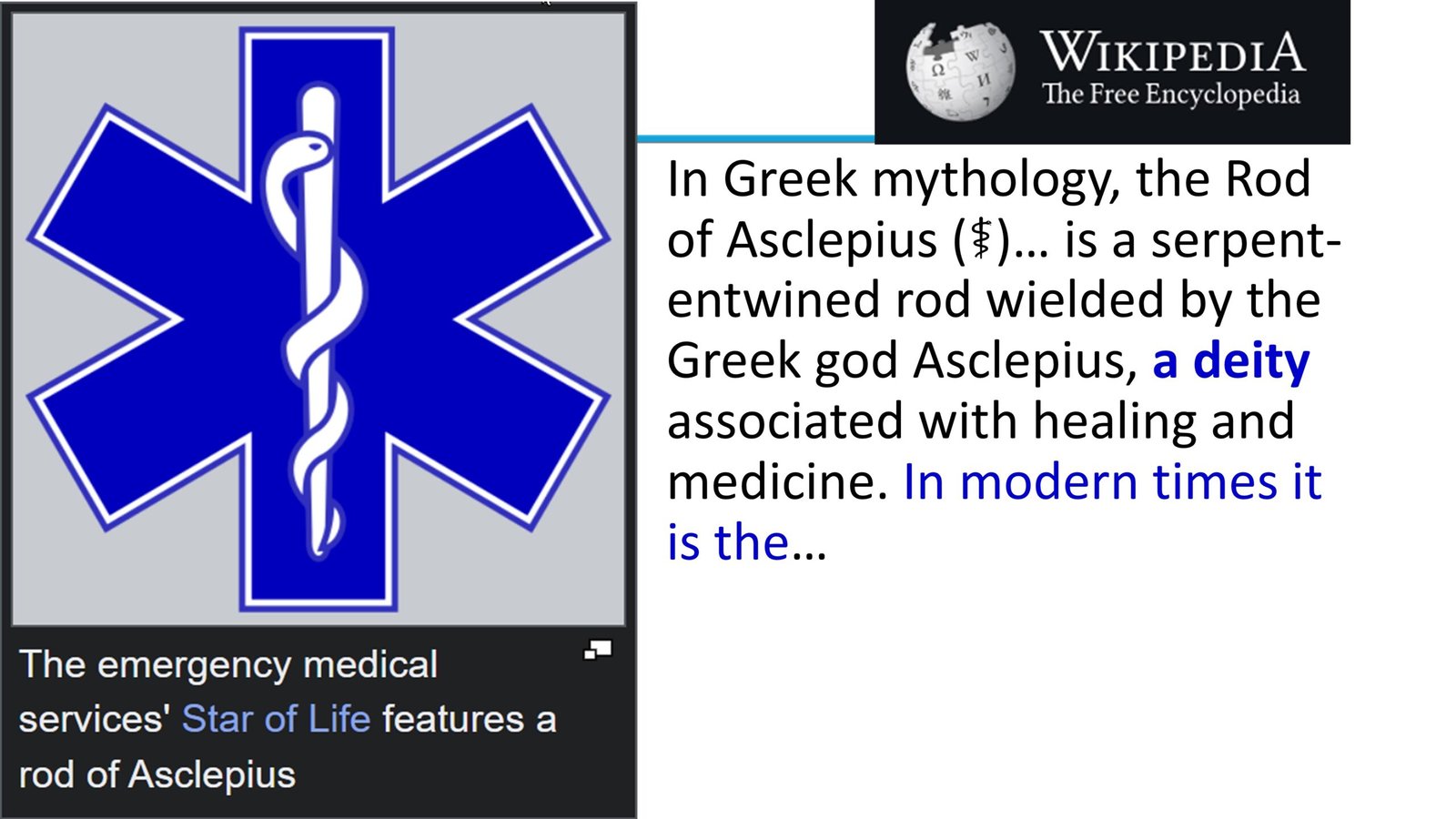 Rod of Asclepius, serpent, medical serpent