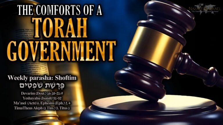 Parashat Shoftim 5785 (2024), Torah Government, Seven Consolations, written Torah of Moshe, Foundation of Apostles and Prophets, Acts 15 Order