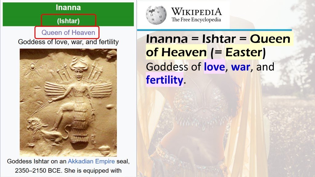 wikipeda Ishtar Queen of Heaven