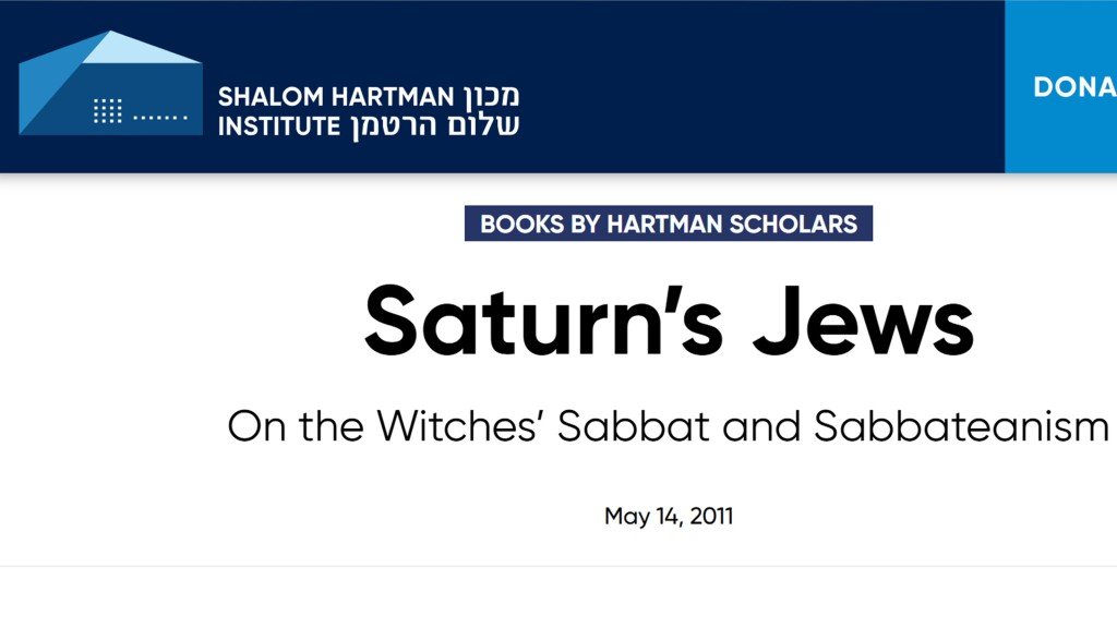Saturn's Jews, Sabbat, Sabbateanism