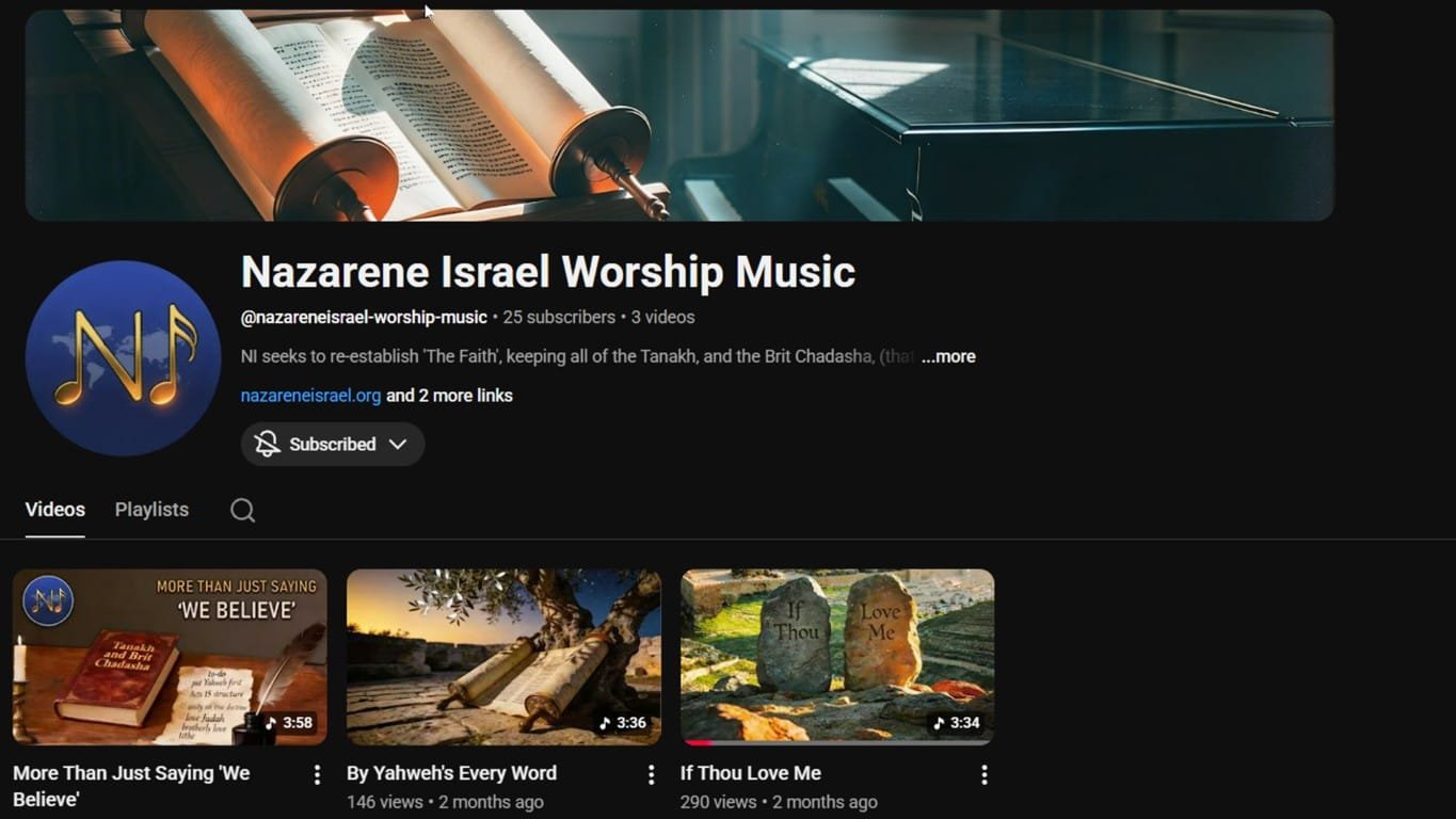 Nazarene Israel Worship Channel