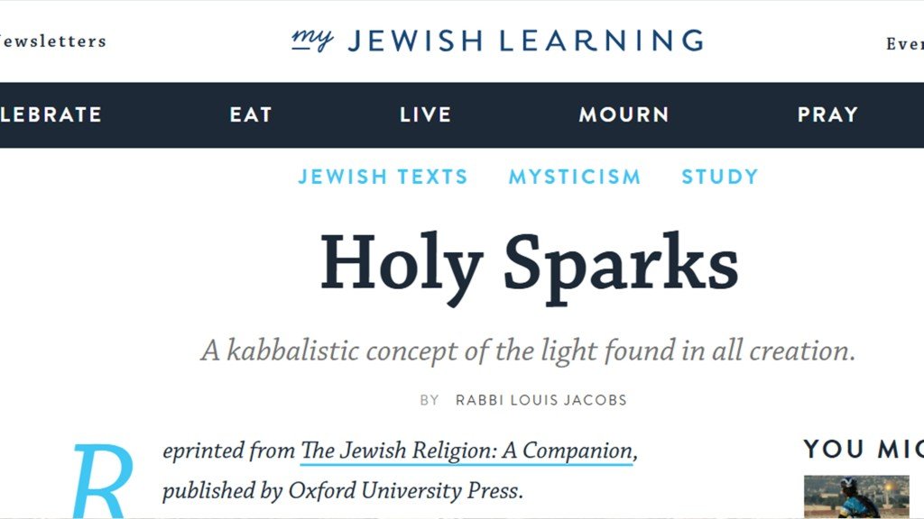 Holy Sparks Jewish Learning