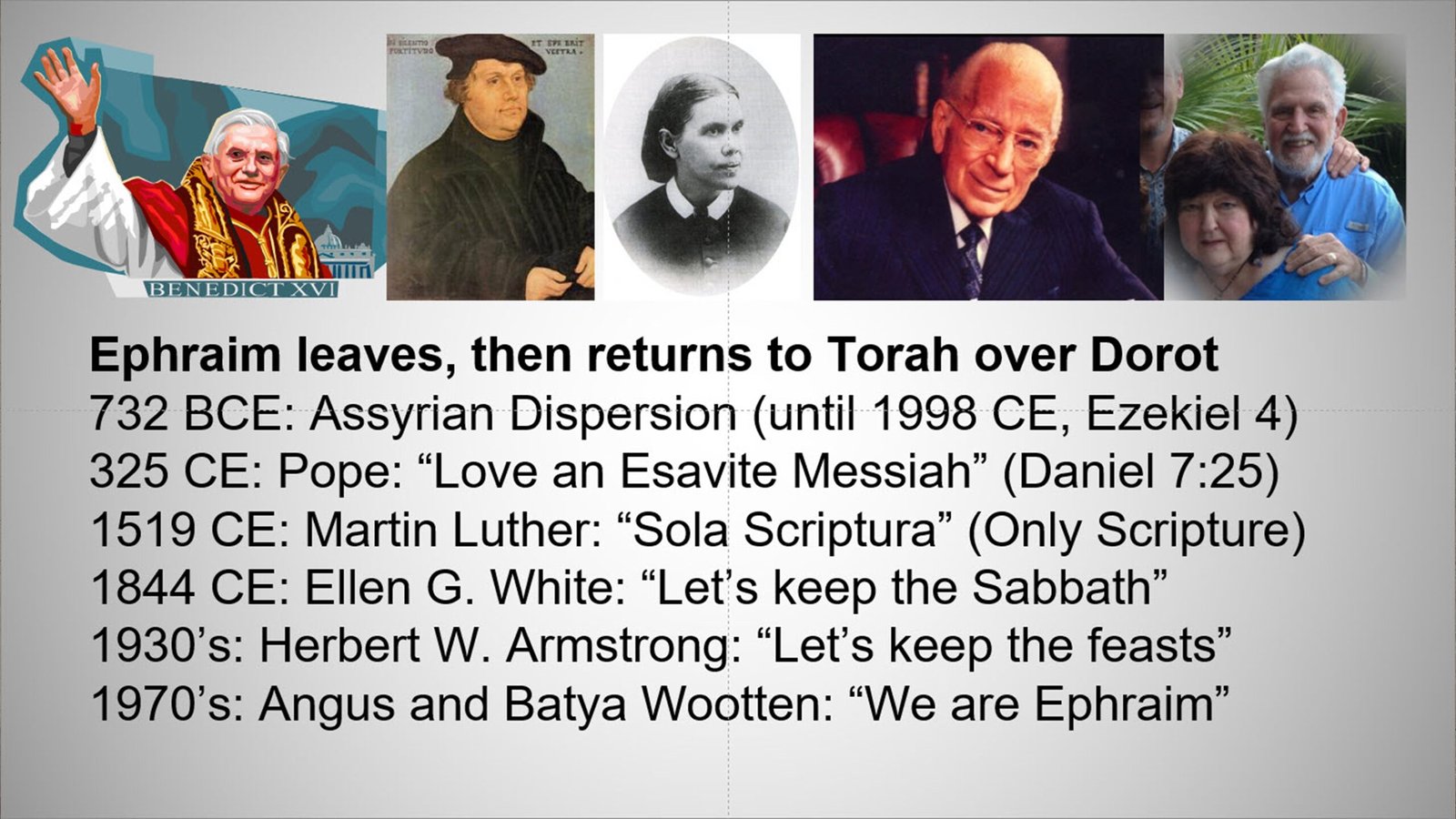 Leaving Babylon, church stepping stones, the Great Falling Away, return to the Original Faith, church system, red-horse doctrine