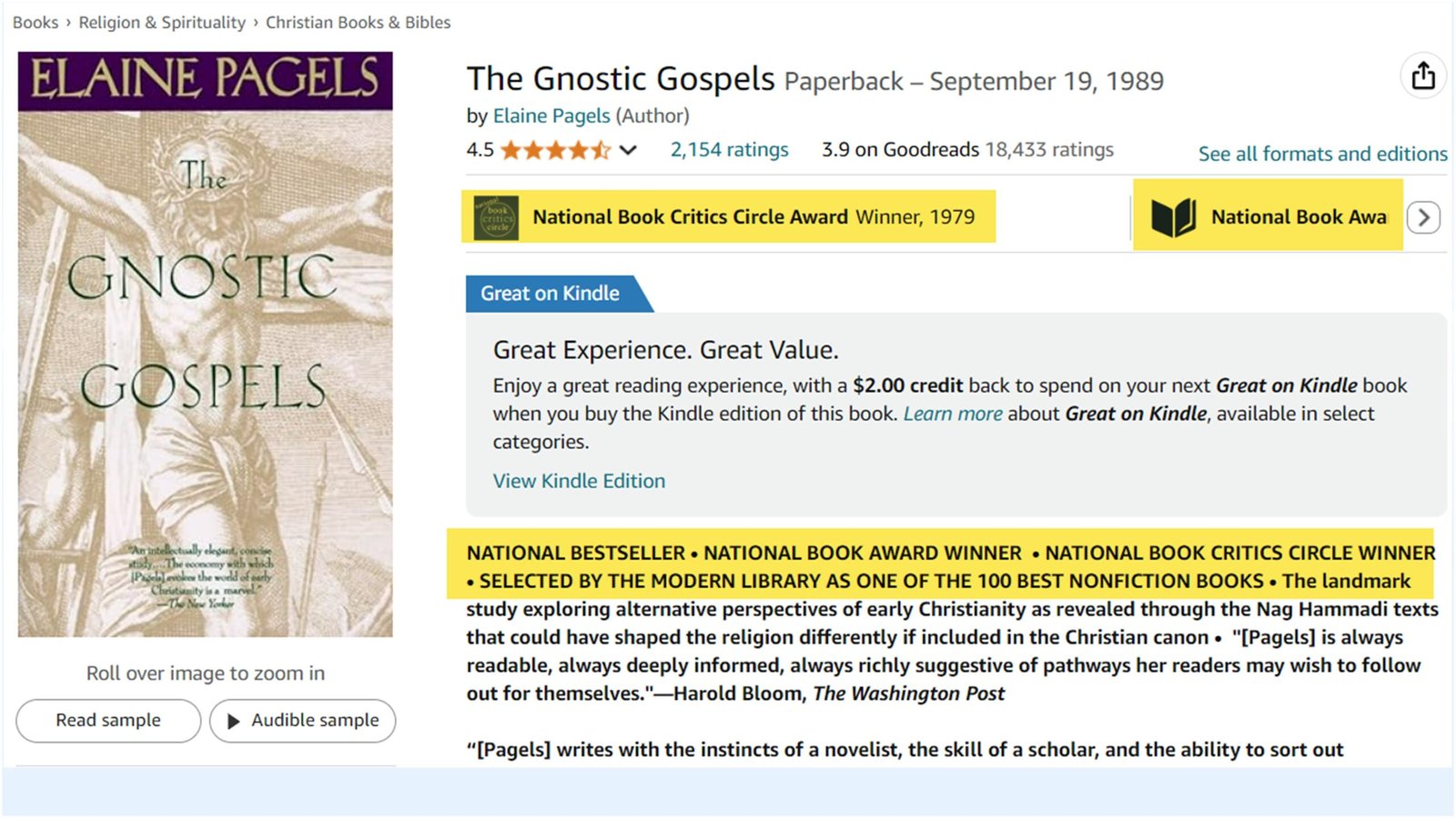 The Gnostic Gospels