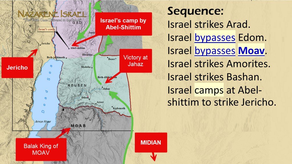 middle east map, bypassing moav