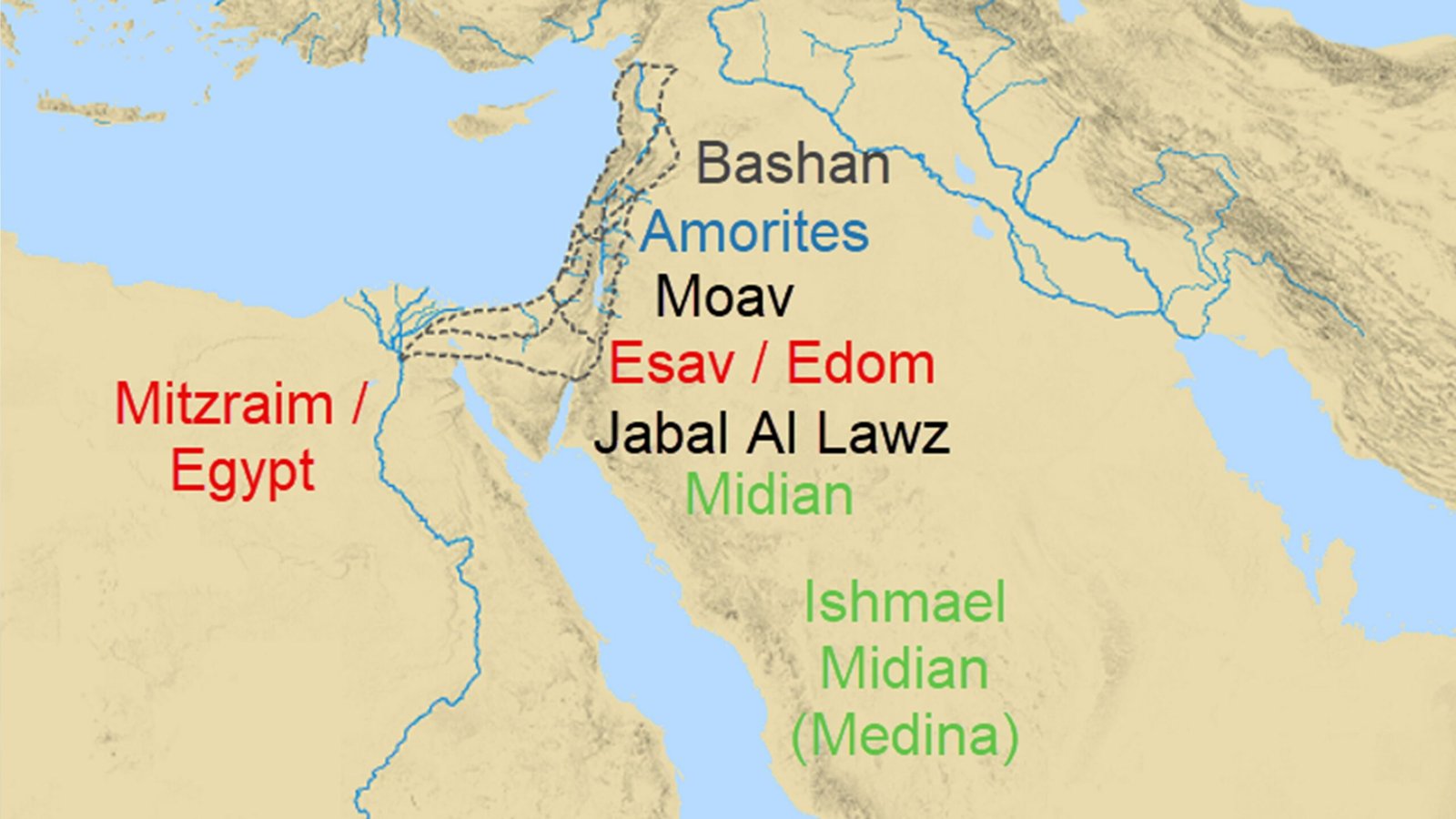 Middle east map