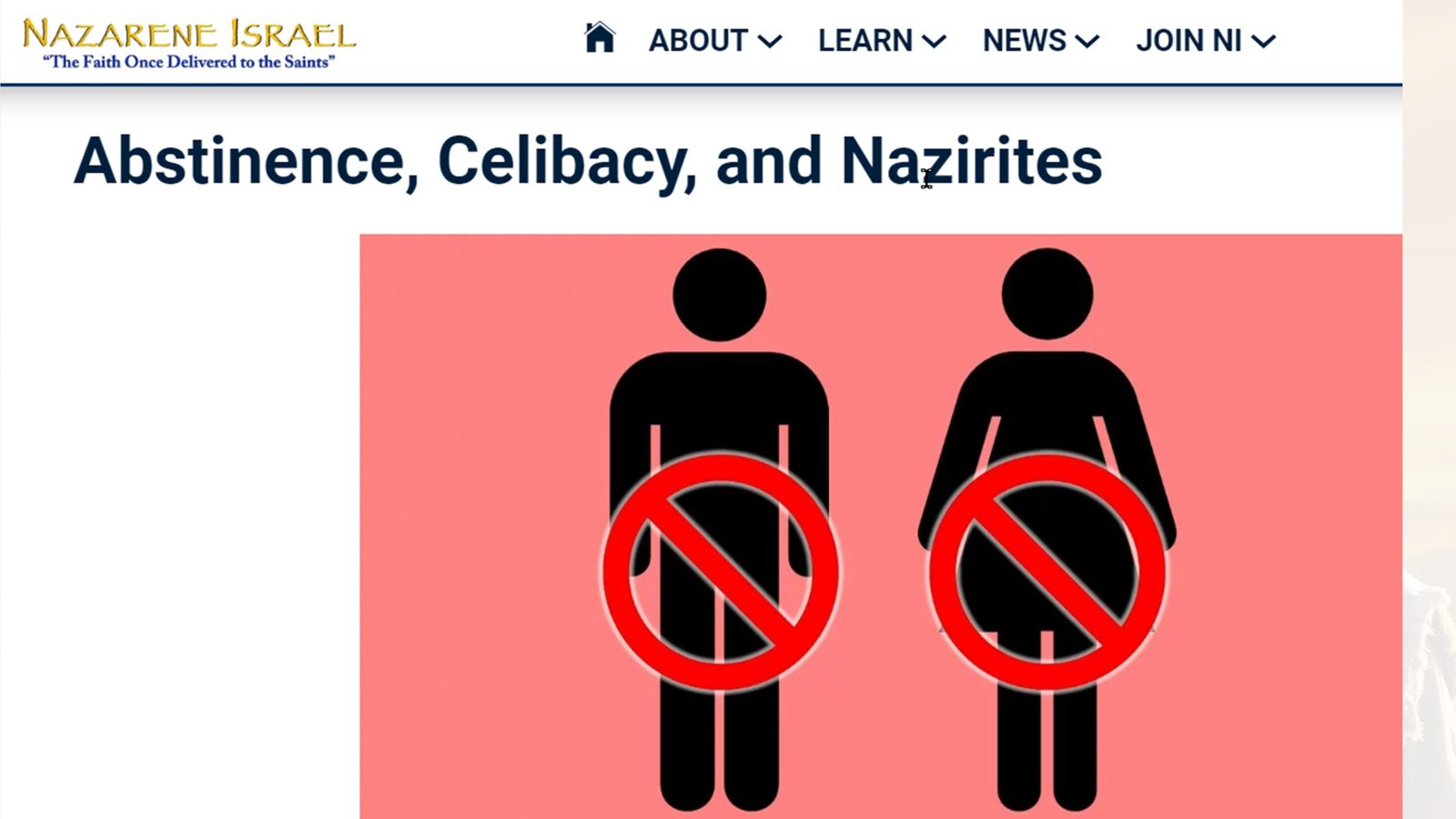 Nazirites, celibacy, Nazirite vow