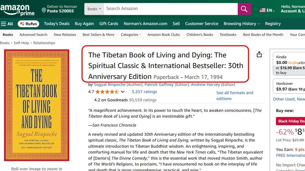 Tibetan Book of Living and Dying