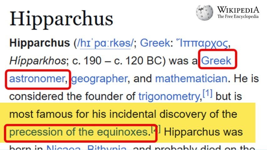 Wikipedia hipparchus greek astronomer