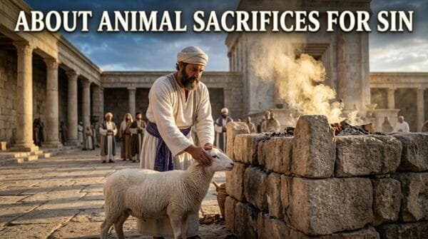 Sacrifice for sins in biblical times at the Temple in Jerusalem - Nazarene Israel