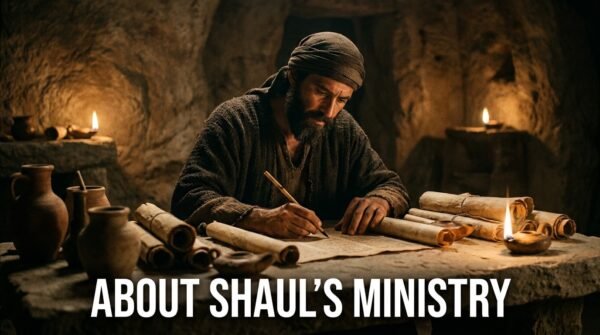 The Apostle Shaul writing one of his epistles - NSS2 - Nazarene Israel