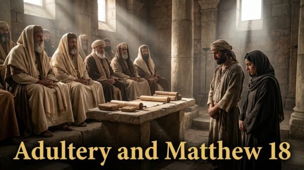 An old courtroom hearing an adultery case - Covenant Relationships