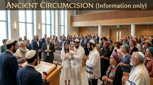 día de circuncisión en una sinagoga nazarena - Nazarene Israel