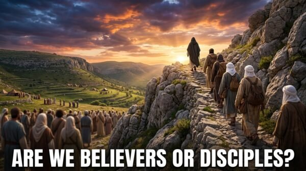 True disciples following Yeshua down the difficult path while the crowd takes the easy path - NSS2 - Nazareno Israel