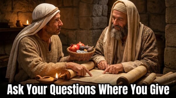 A man asking a priest how he should give - NSS3 - Nazarene Israel