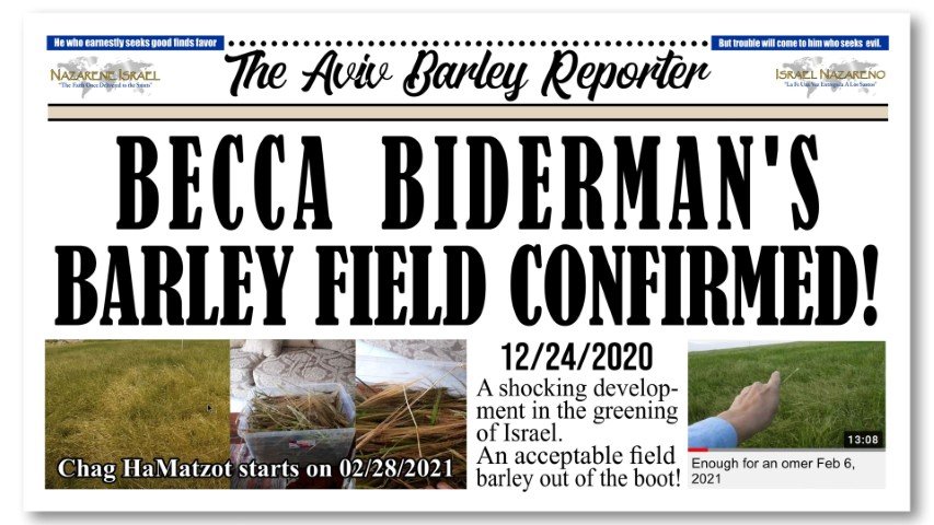 becca bidermans barley field confirmed