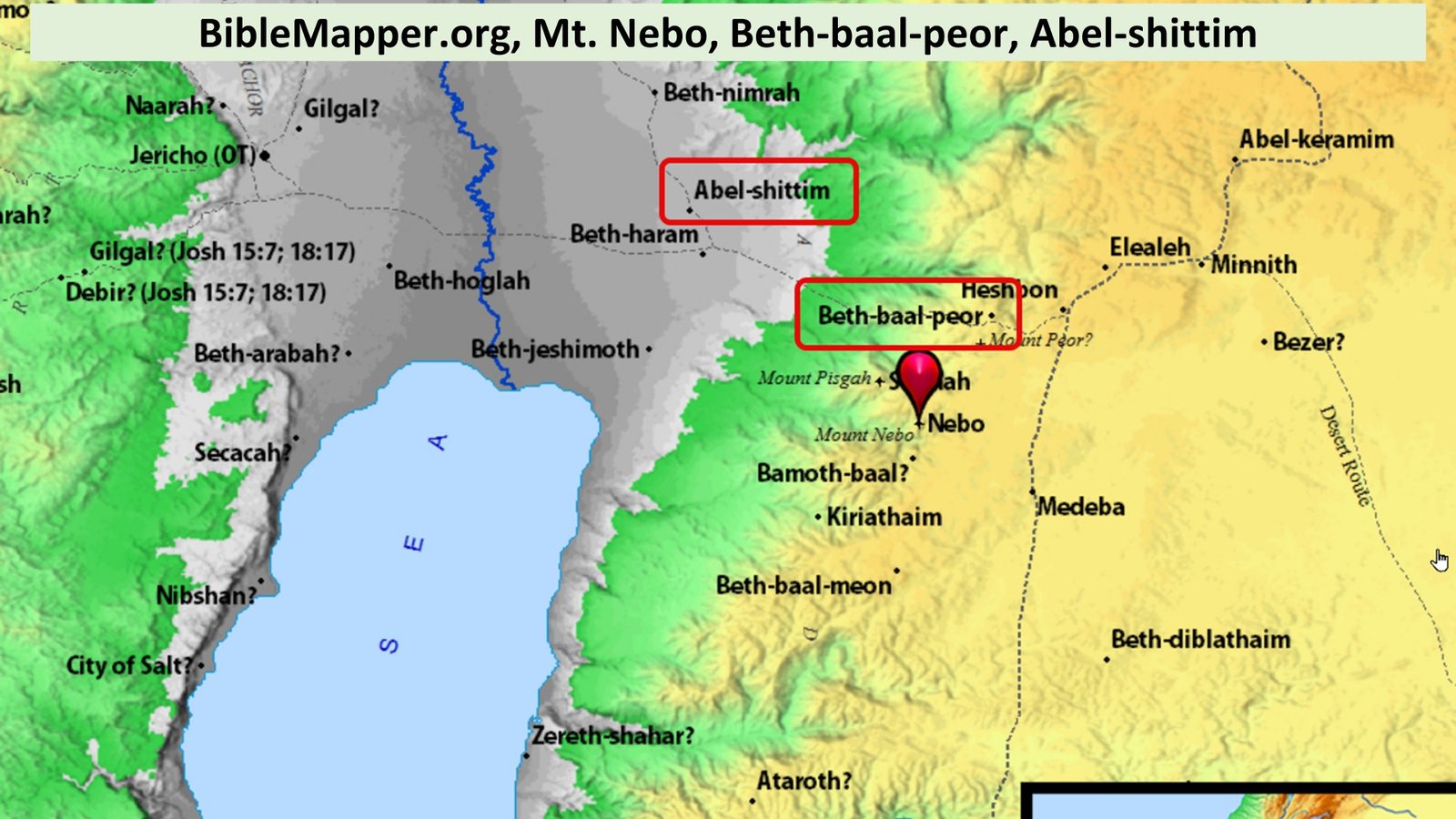 biblemapper-mount-nebo-beth-baal-peor-abel-shittim