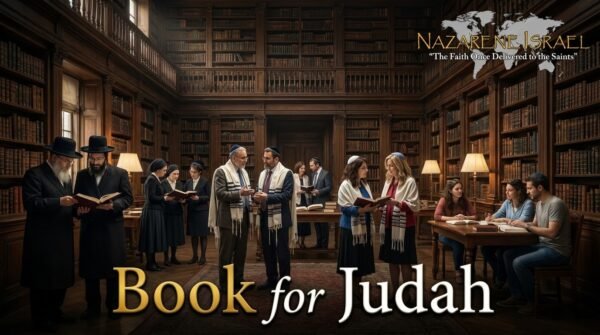 A group of Jews in a library