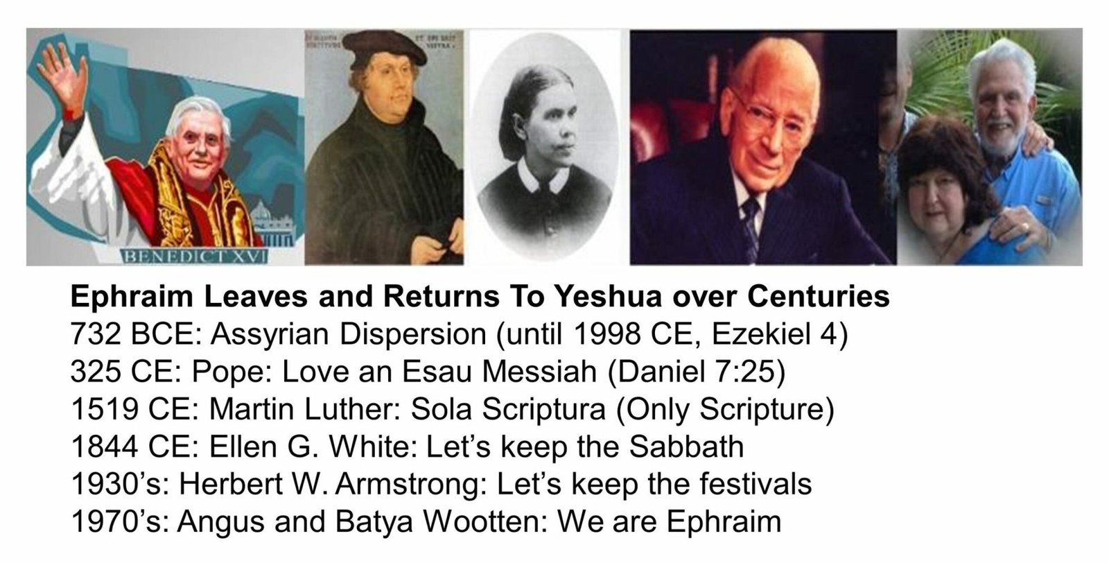 Table of Ephraim's Return Home from Assyria to the Messianic Age