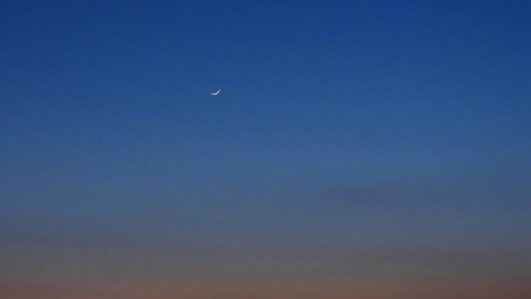 New Moon 11th Hebrew month, Rosh Chodesh, 20 January 5786/2026