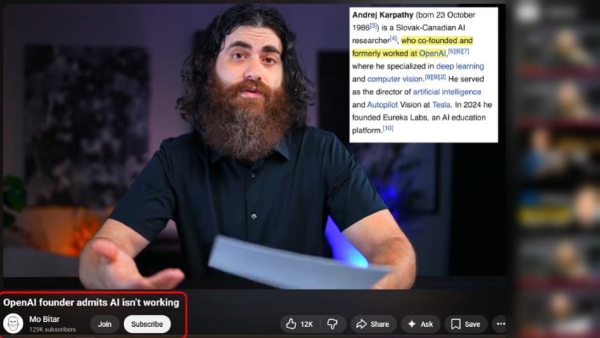 open-ai-founder-ai-not-working-mo-bitar