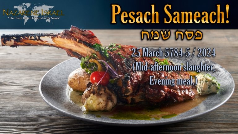 24 March 2024 Pesach, Chag HaMatzot Aleph 5784-2024, feast of unleavened bread