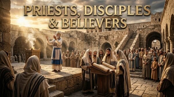 Torah service with the High Priest, disciples, and priests at the site - The Torah Government - Nazarene Israel
