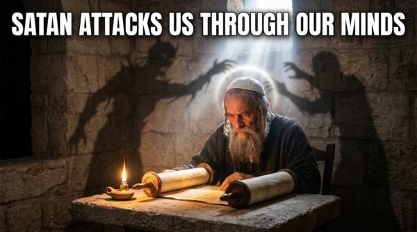 A man studying when his mind is attacked by Satan - NSS4