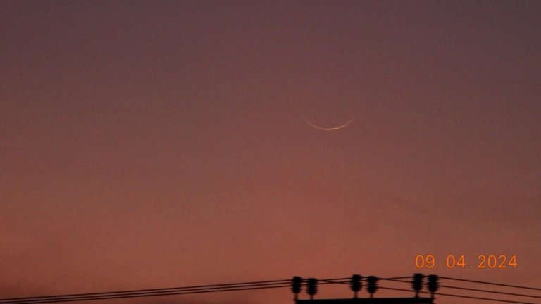 New moon second Hebrew month, 9 April 2024, Rosh Chodesh