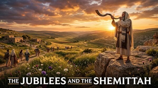 A Hebrew man blowing the shofar to mark the beginning of the Shemitah year in Israel - The Torah Calendar - Nazarene Israel