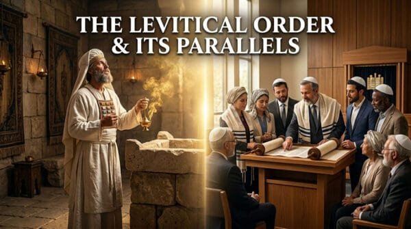 El Cohen Gadol en Yom Kippur y un levita en un servicio de sinagoga actual