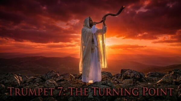 The seventh angel blowing the trumpet that signals the beginning of the bowls of wrath - Revelataion and The end Times - Nazarene Israel