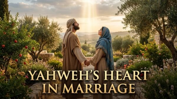 A married couple praying to Yahweh from their hearts - Cocenant Relationships
